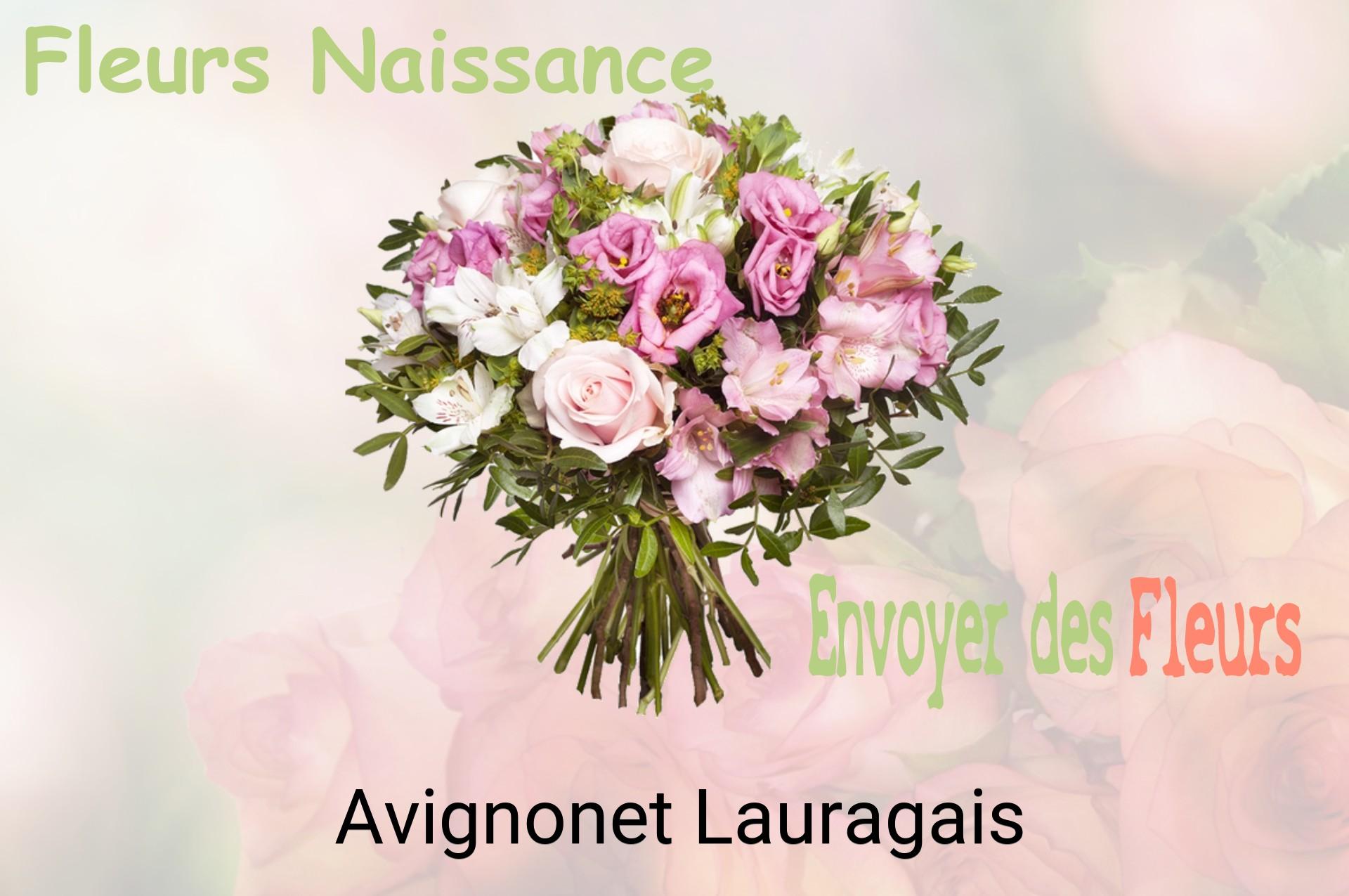 Bouquet de fleurs de naissance livré à Avignonet-Lauragais